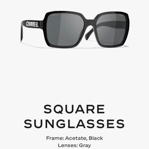 Chanel sunglasses worn once comes in original box with case